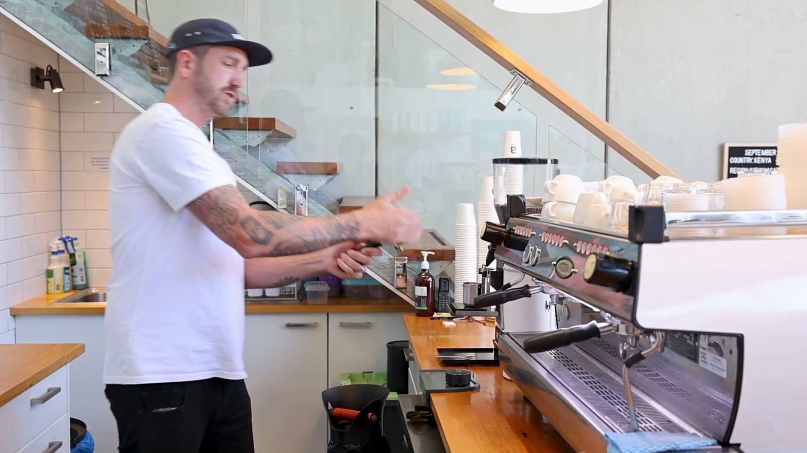 Espresso and Flat White discussed in the video