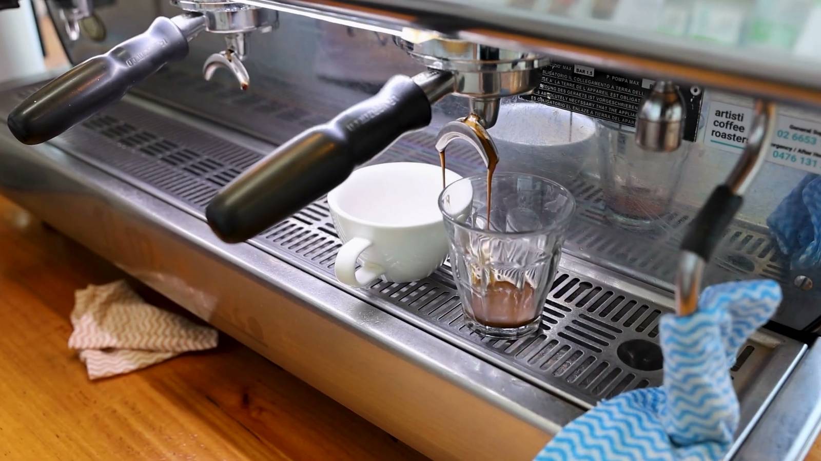 Latte and Cappuccino discussed in the video